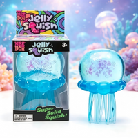Assorted Color Needoh Jellyfish Fuzz Ball Squishy Blind Box Cute Jellyfish Design Stress Relief Relax Play Fun Toy Gift