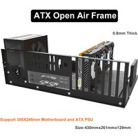 DIY PC Test Bench Open Chassis Rack for ATX/M-ATX/ITX Motherboards Solid Open Air Simple Rack DIY Computer Case Easy to Assemble