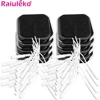 100Pcs 5x5cm Self Adhesive Electrode Pads EMS Tens Massager Patch Nerve Muscle Stimulator Acupuncture Pulse Body Massager