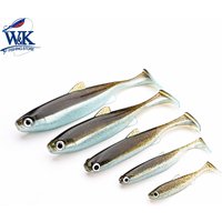 2024 New Soft Bait 5 size Hoduller Swimbait for Pike Zander Snook Perch Fishing Lures with 3D EYES JIG Head Rig Soft Lure