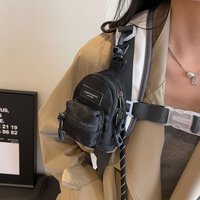 Mini Coin Purses Men Women Couples Crossbody Bag Portable Wallets Earphone Key Shoulder Bags Hip Hop Casual All-match Newest