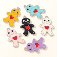 10pcs 18*27mm Fashion Colorful Bear Charms for Earrings Keychain Necklace Pendants Diy Jewelry Making Accessories
