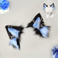 New Accessories Cat Ear Internet Celebrity Personalized Motorcycle Ski Helmet Universal Modification Accessories Wolf Ear