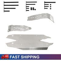 New Metal RC Car Chassis Armor Protection Protector Skid Plate for 1/8 Arrma Mojave 4S 4X4 Stainless Steel Upgrade Parts