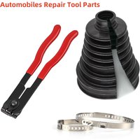 1set Split Cv Boot Kit Drive Shaft Sticky Gaiters Universal Fits With Pliers & Clips Automobiles Repair Tool Parts