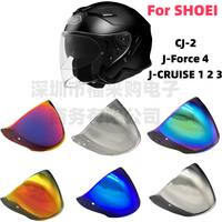 JC Motorcycle Helmet Visors For SHOEI J-Cruise 1/2 J-Force 4 CJ-2 Full Face Anti-UV Capacetes Lens JC-CRUISE 3 Len Anti-fog Film