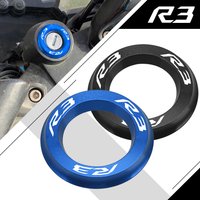 Motorcycle Ignition Cover Key Switch Ring Decorative Ring CNC Aluminum Accessories Keyhole FOR YAMAHA R3 YZFR3 2015-2017 2016