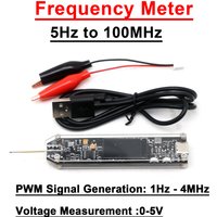 Pen probe Frequency METER 5Hz ~100MHz PWM 1Hz - 4MHz Frequency signal generator 0-5V Voltage detection RF Frequency Counter