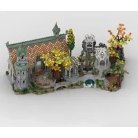 New 10864Pcs Famous The Rings Movie Series Moc Rivendelled Model Custom Puzzle Diy Creative Ideas Toys Christmas Birthday Gifts
