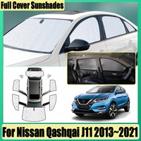 Window Visor For Nissan Qashqai J11 Accessorios 2013 2014 2015~2021 Cars Covers Full Coverage Sunshade Anti-UV Privacy Blocks