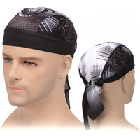 AliExpress NONE XINTOWN Dragon Tiger Pirate Hat Cycling Outdoor Sports Pirate Head Wicking Towel Bicycle Sport Hat Printed Fabric Summer