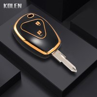TPU Remote Key Case Cover Fob For Renault Megane Modus Espace Laguna Duster Logan For DACIA Sandero Fluence Clio Kango 2 Buttons