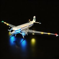 MAXCXT LED Light For LEGO 11378-Douglas™ DC-3™ Pan American Airways Airliner DIY Decorative Lamp Not Include Building Blocks Set