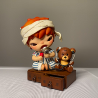 POP MART Hirono WELLPHARMACY Series Blind Box Anime Figure Guess Bag Ornament Figurines Dolls Model Gift