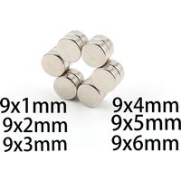 N35 9x1 9x2 9x3 9x4 9x5 9x6 Strong Super Strong Neodymium Magnets Round Motor Ebike NdFeB Search Magnet Fridge Office Billboard