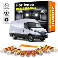 ZUORUI Canbus LED Bulbs Interior Map Dome Light Kit For Iveco Daily Bus Box Van 1990- 2019 2020 2021 2022 2023 2024 Accessories