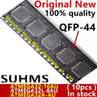 (10piece)100% New ATMEGA32-16AU ATMEGA32L-8AU ATMEGA32A-AU ATMEGA32 16AU ATMEGA32L 8AU ATMEGA32A AU QFP-44 Chipset