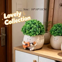 Crafts Creative Home Personality Flower Pot Outdoor Garden Decoration Cute Succulent Swing Flower Pot