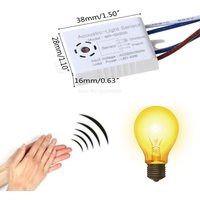 220V Sound Sensor Light Control Home Improvement Smart Switches Module Detector Intelligent Auto On Off Light Switch Accessories
