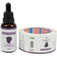 Custom Adhesive Labels for Essential Oil Bottles, Cosmetics, Toiletries, and Waterproof Labels.