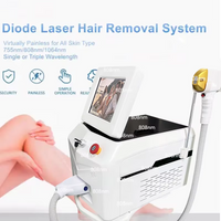 4500W High Quality 808 Diode Laser Hair Removal 3 Wavelength 755nm 808nm 1064nm Diode Permanent Laser Hair Remo, Beauty Shop
