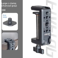Universal C-Clamp With 1/4 And 3/8 Thread Hole For Desktop Mount Holder DSLR Mount for Photo Studio Video Camera,Light Stand