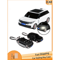 Creative Car Key Case Cover for Land Rover Range Rover JAGUAR Sport Evoque Velar Discovery 5 Jaguar XE XF E-Pace F-Pace XJ XFL