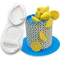 Lemon Orange Citrus Fruit Silicone Mold Sugarcraft Cupcake Baking Mold Fondant Cake Decorating Tools