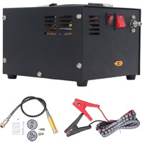 PCP Air Compressor 4500Psi 30Mpa High Pressure Oil Water Free Fan Cooling Portable Electric Pump for Paintball DC12V