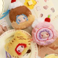 LOVELY EMMA Wonder Canteen Blind Box Emma Anime Doll Surprise Bag Vinyl Plush Pendants Mystery Box Mini Storage Bag Blindbox Toy