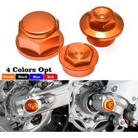 CNC Front Wheel Lock Nut Bolt Rear Axle Block Wheel Axle Nut Cocer For KTM EXC EXC-F SX SX-F XC XC-F XC-W 250 300 350 400 450