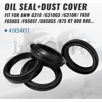 41x54x11 Motorcycle Front Fork Oil Seal 41 54 Dust Cover Fit for BMW G310 G310GS G310R F650 F650GS F650ST G650GS K75 RT 800 R80
