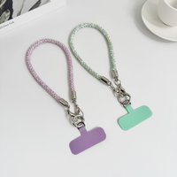 Fashionable Glittering Diamond Mobile Phone Lanyard, Short Wrist Strap, String Jewelry Bracelet, Universal Anti-Loss Wristband