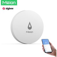 Meian ZigBee Water Leak Sensor Tuya Smart Water Leakage Detector Wireless Flood Sensor Wifi Smartlife Smart Home Security Alarm