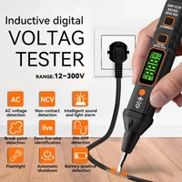 VT06 Non-Contact AC Voltage Tester 12V-300V Inductive Digital Voltage Detector Intelligent Electric Test Pen Voltage Tester Pen