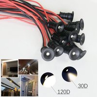 10mm Led Mini light 0.5W Recessed Spotlight Indoor Room Decorate Down Light Embedded Jewelry Display Cabinet Ceiling Spotlights
