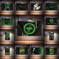 Rock Music Flag 3x5ft for Type O Negative Fans Banner HD Print Brass Grommet Garage Bedroom Living Room Dorm Wall Decor Tapestry