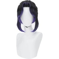 High Quality Anime Kimetsu no Yaiba Kochou Kanae Tsuyuri Kanawo Cosplay Wig Headwear Cos Props Accessories Wig Cap