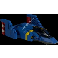 301pcs MOC Blue falcon City Champion Building Blocks Christmas Best Birthday Gift Ideas for Kids Modular Buildings Ass Gift