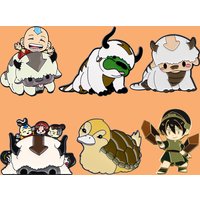 Anime Flying Bison Appa Avatar Enamel Pin Cartoon Brooches on Clothes Badge Bag Lapel Woman Men Jewelry Gifts for Kids Friends