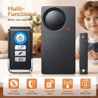 Wireless Door Magnetic Sensor Door Alarm 110dB Loud Window Alarm Door Open Detectors Home Security Burglar Alarm System
