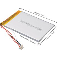 5-wire 357090 3.7V 5000mAh Rechargeable Lithium Polymer Lipo Li-ion Battery For Tablet PC E-book Medical Equipment