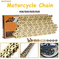 Universal Motorcycle Chain Oil Seal Chain DID O-Ring 520 525 530 428 Chains 120 136 Links for ATV Quad MX Enduro Motard Racing