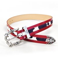 Hot Selling Fashion Women's Carved Buckle Leopard Print Belt Retro PU Belt Punk Jeans Pants Bb Belts Y2k