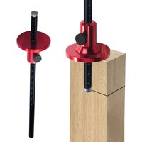 Wheel Marking Gauge Corrosion Resistance Metric and inch Scales Woodworking Scribe Tool for DIY Projects Furniture Repair