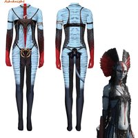 2025 Movie Avatar of Fire Ash Varang Cosplay Costume Jumpsuit Clothes Party Disguise Outfits Suit Roleplay Halloween Carnival