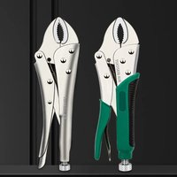 New High-carbon Steel Locking Pliers Multifunctional Non-Slip Pipe Plier Adjustable Comfortable Pressure Pliers Woodworking