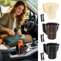 Auto Bottle Holder Vent Clip Drink Organizer Cup Holder Extender for SUV Truck Sedan, Commute Camping Road Trip Hiking Travel