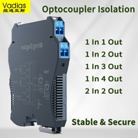 Signal Isolator 4-20mA/0-10V Analog Signal Isolator 0-10V 0-5V 0-10mA DC Signal Isolator DC24V Analog Signal Isolator