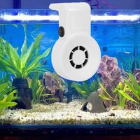 Small Fish Tanks Cooler Wall Mounted 2 Wind Speed Fish Tank Cooling Fan Low Voltage Reduce Water Temperature Aquatics Air Cooler